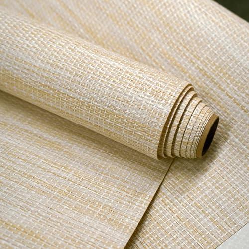 Ansehan Natural Paper Weave Grasscloth...