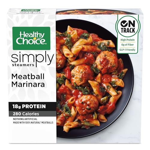 Healthy Choice Simply Steamers Meatball Marinara Frozen Meal, 10 oz.