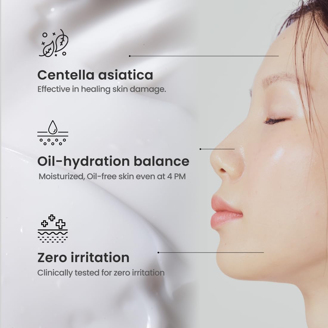 Liposome Soft Calming Cream, Centella Asiatica TECA Moisturizer for Sensitive Skin, Skin Protection and Soother, Korean Skincare for Trouble Care (2.70 fl. oz, 80ml) - Image 4