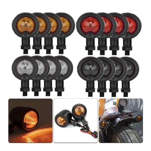 Lot de 4 clignotants pour motos custom cruiser et chopper - 2