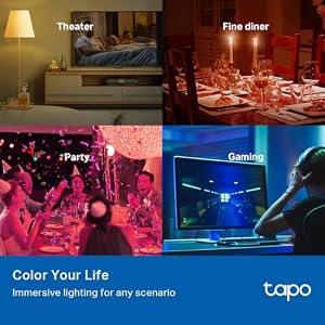 Tapo Multicolor Dimmable Smart Light Bulbs, L531E, A19 E26, 800LM — photo 2 of 6