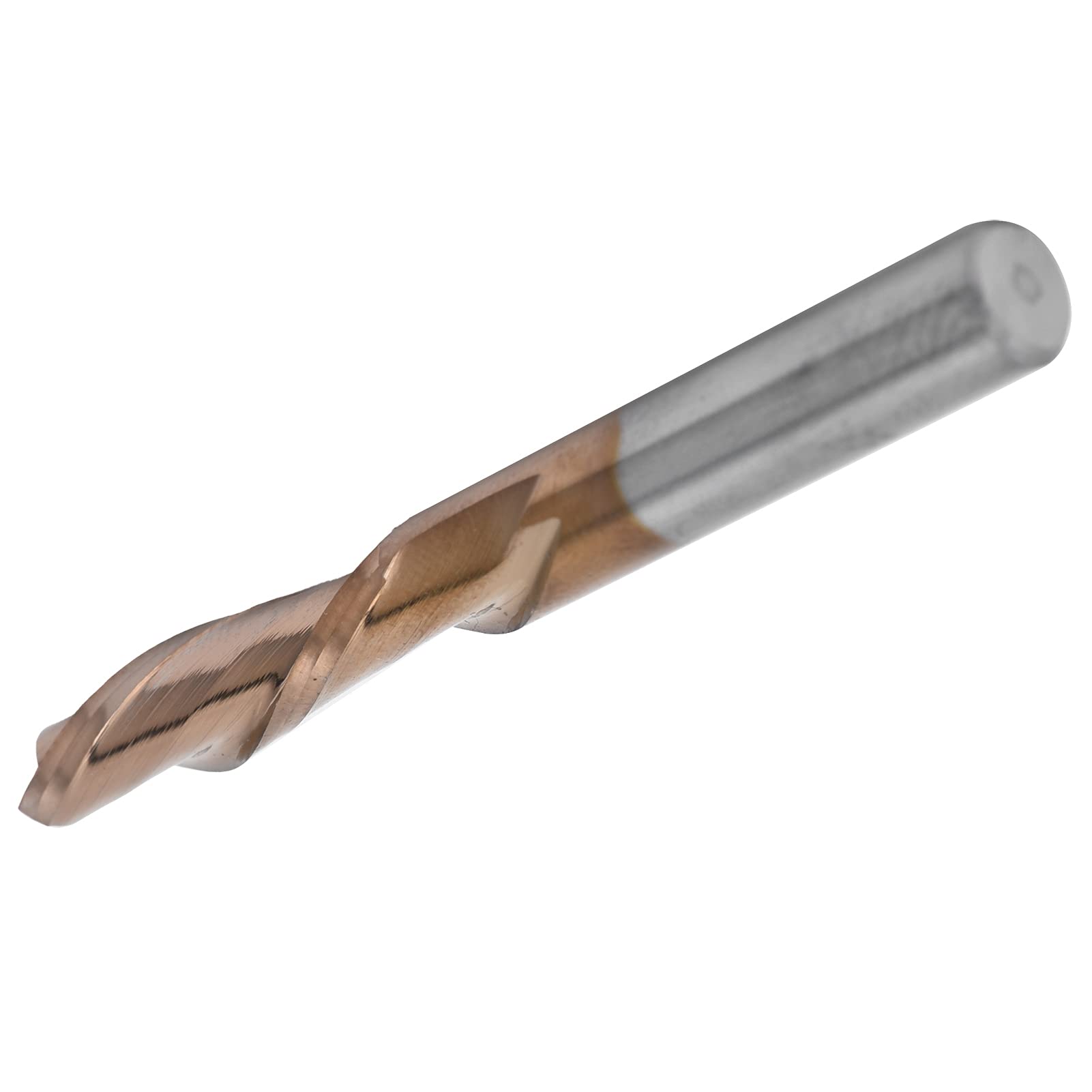 Double Edged Tungsten Steel Milling Cutter, Straight End Bit for Woodworking, Smooth Cutting, Non Stick Crumbs, Bronze Color, Sturdy and Long Service Life, Ideal for Precision (6 * 6 * 22 * 60mm)