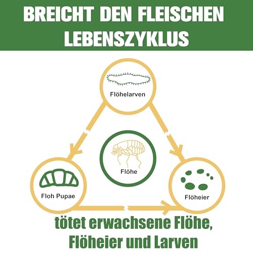 Advanllent Zeckenschutz für Hunde 6 Pipetten, Spot On Hund, Zeckenmittel für Mittlerer Hunde 10 bis 20 kg, Hunde flohmittel entwurmungsmittel für Hunde, gegen Flöhe & Zecken