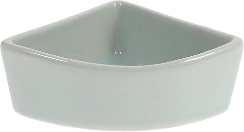 Vista 27 de iplusmile Cuenco de cerámica para hámster, blanco, 5