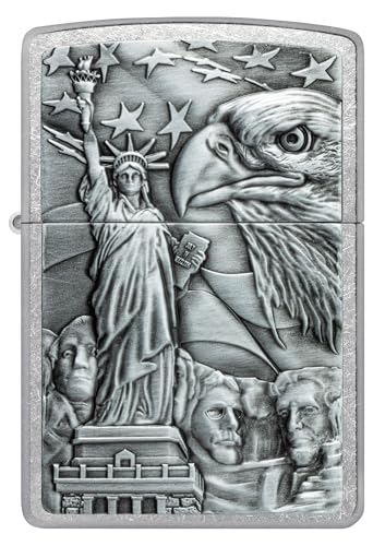 Encendedor Zippo American Icons Street Chrome miniatura 2