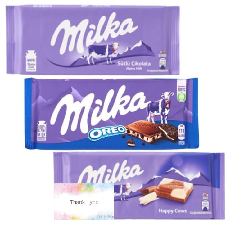 Amazon.co.jp: 【アソートセット】ミルカ チョコレート 90g 食べ比べ