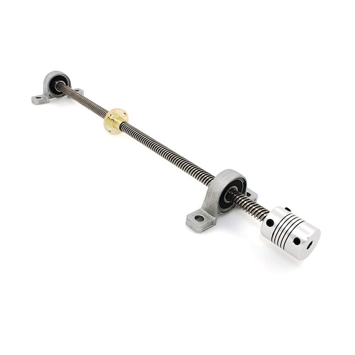 Buy LICTOP 300mm 8mm T8 Lead Screw Set Lead Screw+ Copper Nut + Shaft