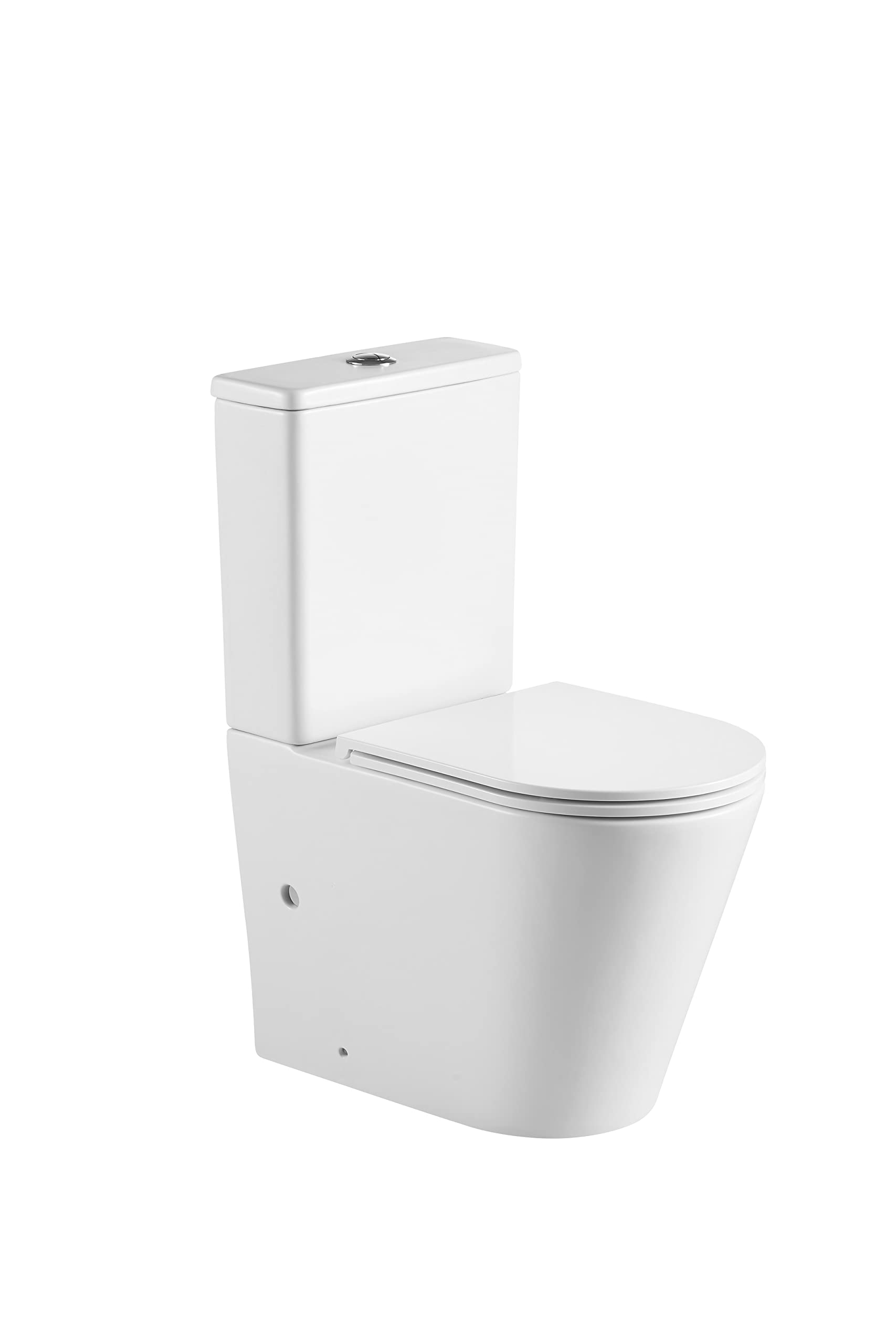 Inodoro BTW Turin Compacto | 7 Años de garantía | Color Blanco | 380x625x825 mm