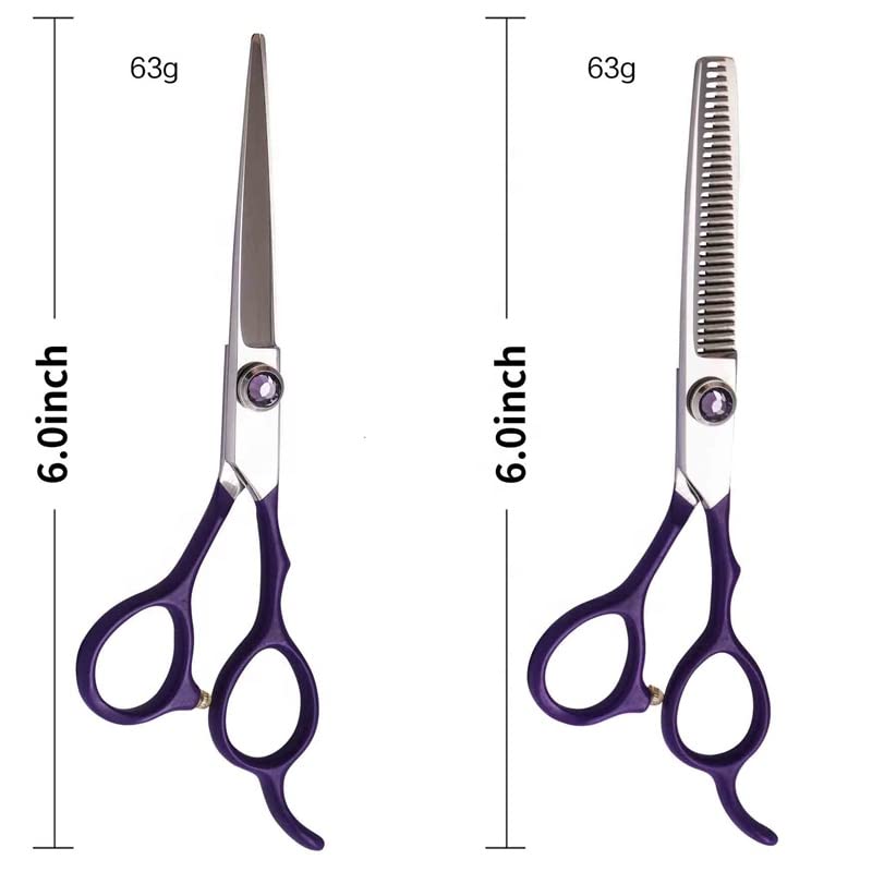 Tijeras de Corte de Pelo Profesionales, Tijeras de Corte de Pelo para Estudiantes de peluquería de Acero Inoxidable de 6 Pulgadas(