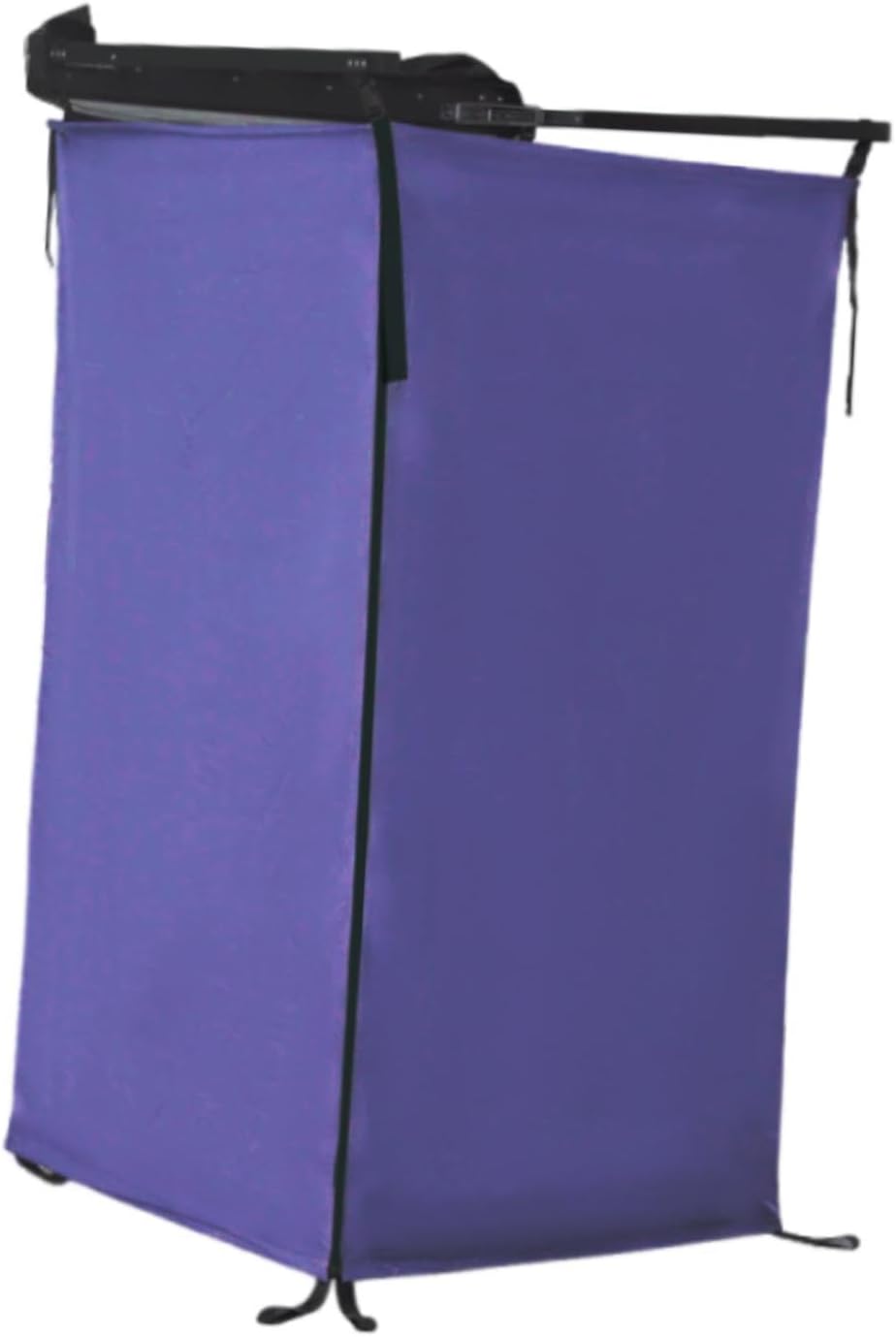 Vaveren Vehicle Side Shower Tent Restroom Outdoor Dressing Room Shower Room Privacy Shelter Bathroom for Camp Outside Truck Travel, Deep Blue