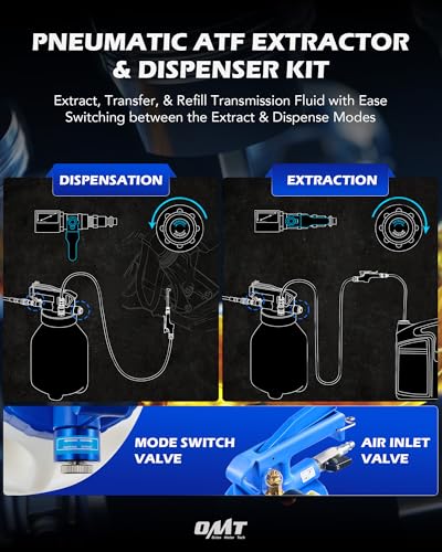 Orion Motor Tech FBA-BBTC004N1 Oil Extractor Pump And Dispenser Tool Kit, 10L Pneumatic Transmission Fluid Bleeder Set thumb #1