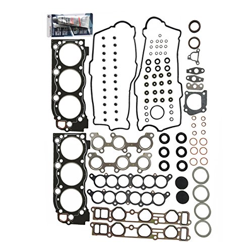 Image of PartsFlow Timing Belt Water Pump Kit & Head Gasket Set For Toyota 4RUNNER 1996-2002 For 1995-2004 Tacoma For 2000-2004 Tundra For 1995-1998 T100 3.4L 5VZFE ITM271