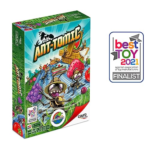 Cayro - Ant Tómic - +6 años - Juego de Mesa para Niños y Adultos - Juego de Estrategia y Matemáticas - Aprende Jugando - Divertido Juego Familiar - De 2 a 4 Jugadores