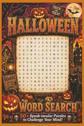 Halloween Word Search Book: Word Searches with Easy to Read