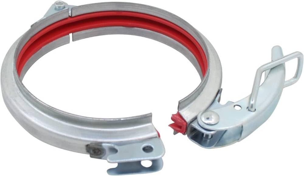 Fascetta con chiusura a leva 125 mm per tubi metallici e flessibili