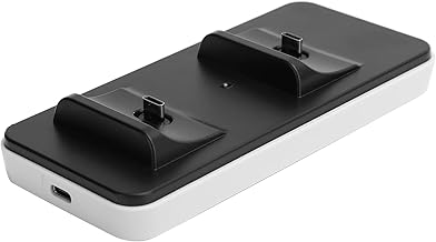 HOSIS Kumanda Şarj Standı, Güvenli Stabil PVC Kabuk Oyun Pedi Şarj İstasyonu PS5 için Gamepad için