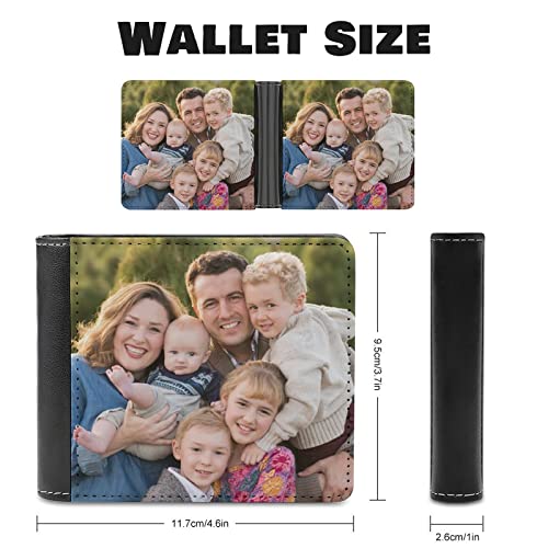 EAQ Personalized Wallet Custom Wallet for Men Leather Photo Wallet Double-Sided Print for Husband Dad Boyfriend3