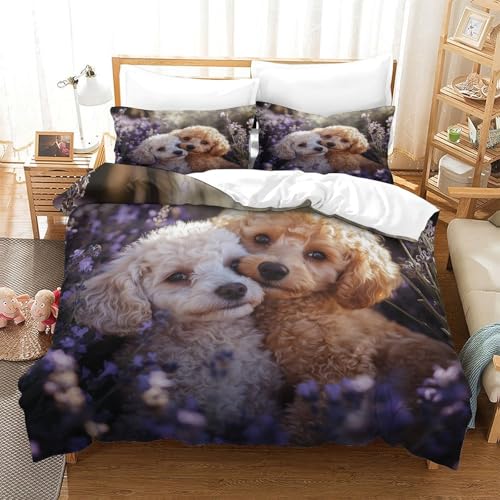 Parure de lit panda 3D en microfibre super king housse de couette haute densité