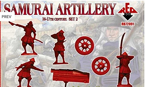 Samurai Artillería Siglos 16-17 Set 2 1/72 Redbox miniatura 2