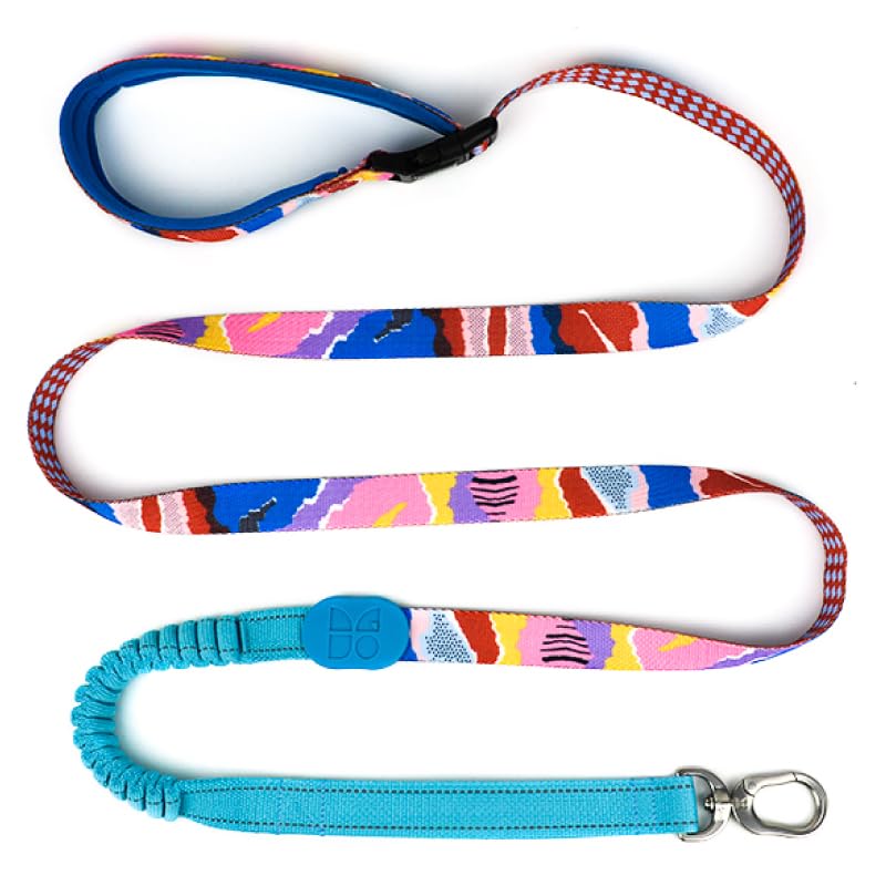 Parluer Hands-Free Dog Leash Belt - Adjustable Crossbody Leash with Shock Absorption, 3 Traction Modes & Anti-Collision Design for Large Dogs (6.8FT)