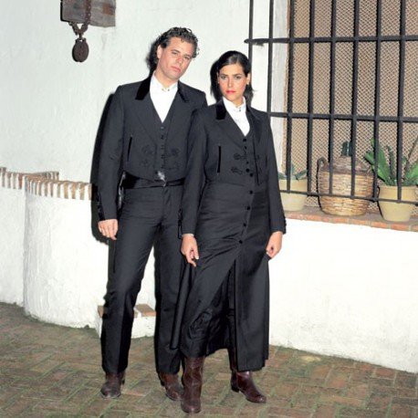 Chaleco Ubaldo Portuguesa negro talla 42 para mujer de corte clasico y elegante