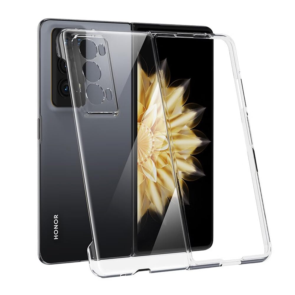 ELECTRO-WEIDEWORLD Custodia In Silicone Per Honor Magic 5 Pro 5G | Cover Sottile E Morbida, Nera, Con Protezione Fotocamera E Bordi Rialzati