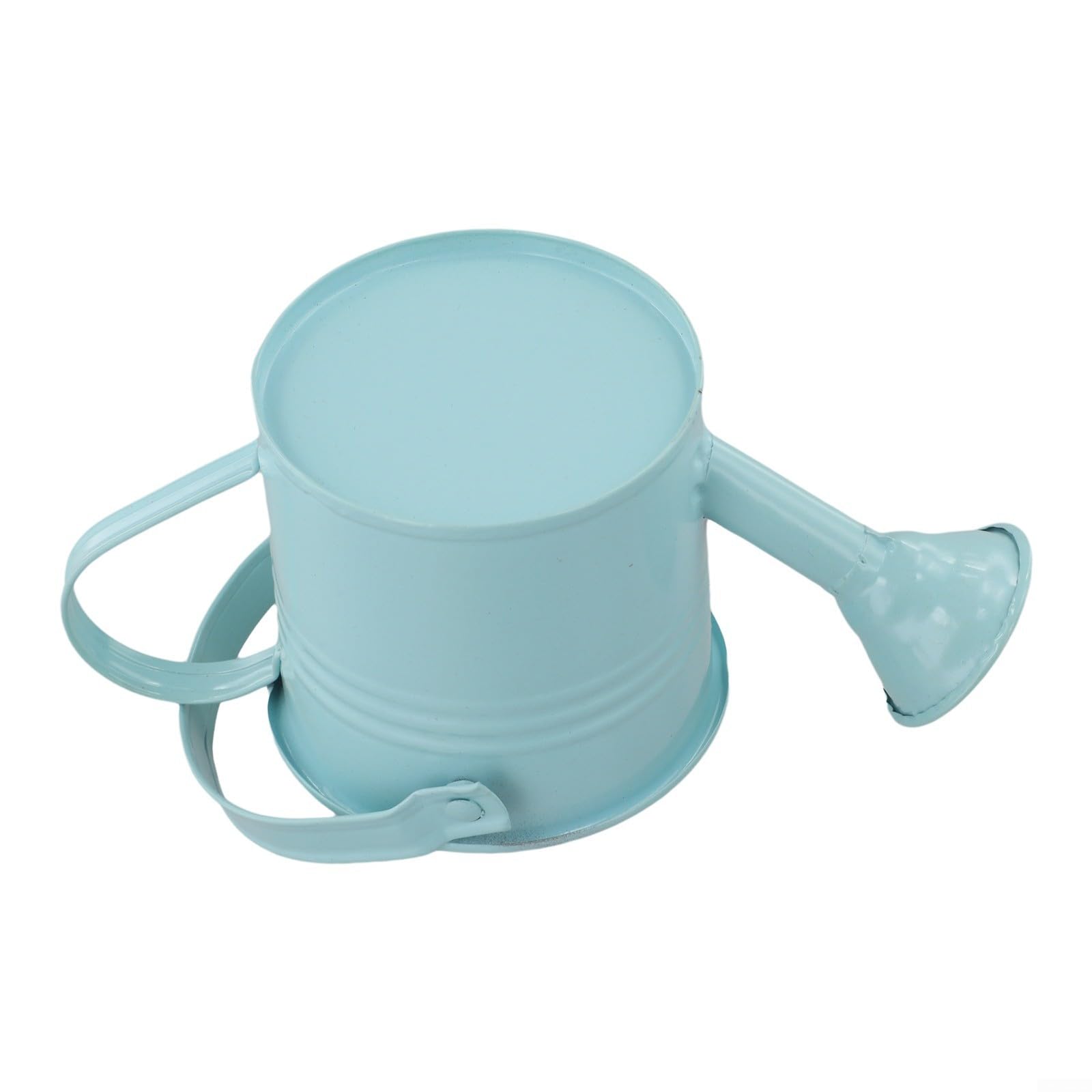 Small Metal Watering Can with Long Nose - Leak-Proof Garden Sprayer & Sprinkling Pot, Balcony Gardening Tool for Indoor Plants(Light Blue)
