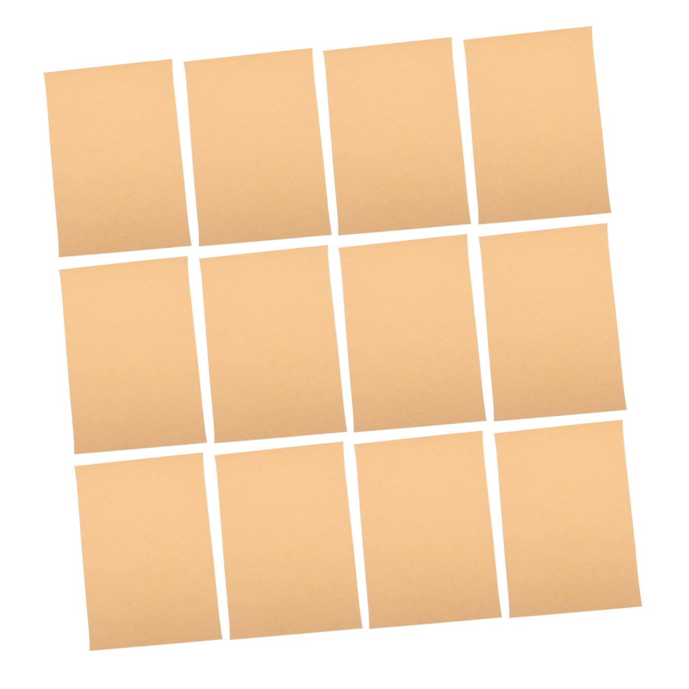 EXCEART 100stücke Kraftpapier-zeichenkarton Farbiges Quadratisches Zeichenpapier Zum Üben Hochwertiges Papier Kratzfest Für Bleistifte Buntstifte Wachsmalstifte