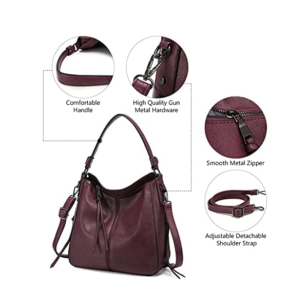 Realer-Hobo-Bags-for-Women-Faux-Leather-Purses-and-Handbags-Large-Hobo-Purse-with-Tassel Realer Hobo Bags for Women Faux Leather Purses and Handbags Large Hobo Purse with Tassel Crossbody Bags and Handbags for Women