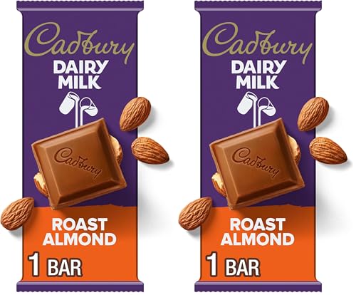 Image of CADBURY DAIRY MILK Roast Almond Milk Chocolate Candy Bar, 3.5 oz (Pack of 2)