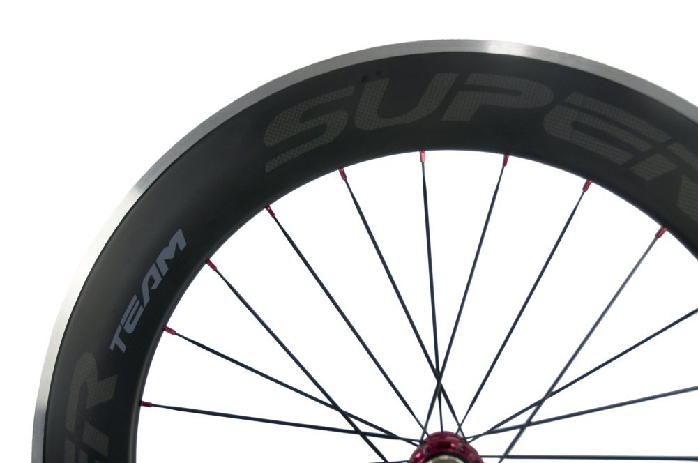 Amazon | Superteam カーボンファイバーフロント 50mm リア 80mm