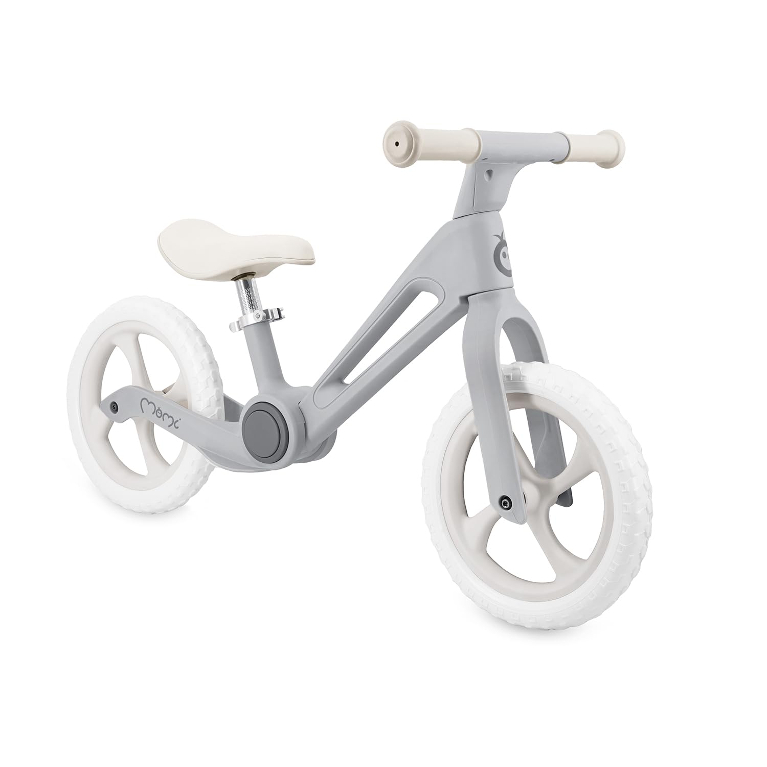 Momi Bicicletta senza pedali NORU per bambini dai 2 anni (max 25 kg), pieghevole con un pulsante, sella regolabile, ruote EVA antiforatura da 12"