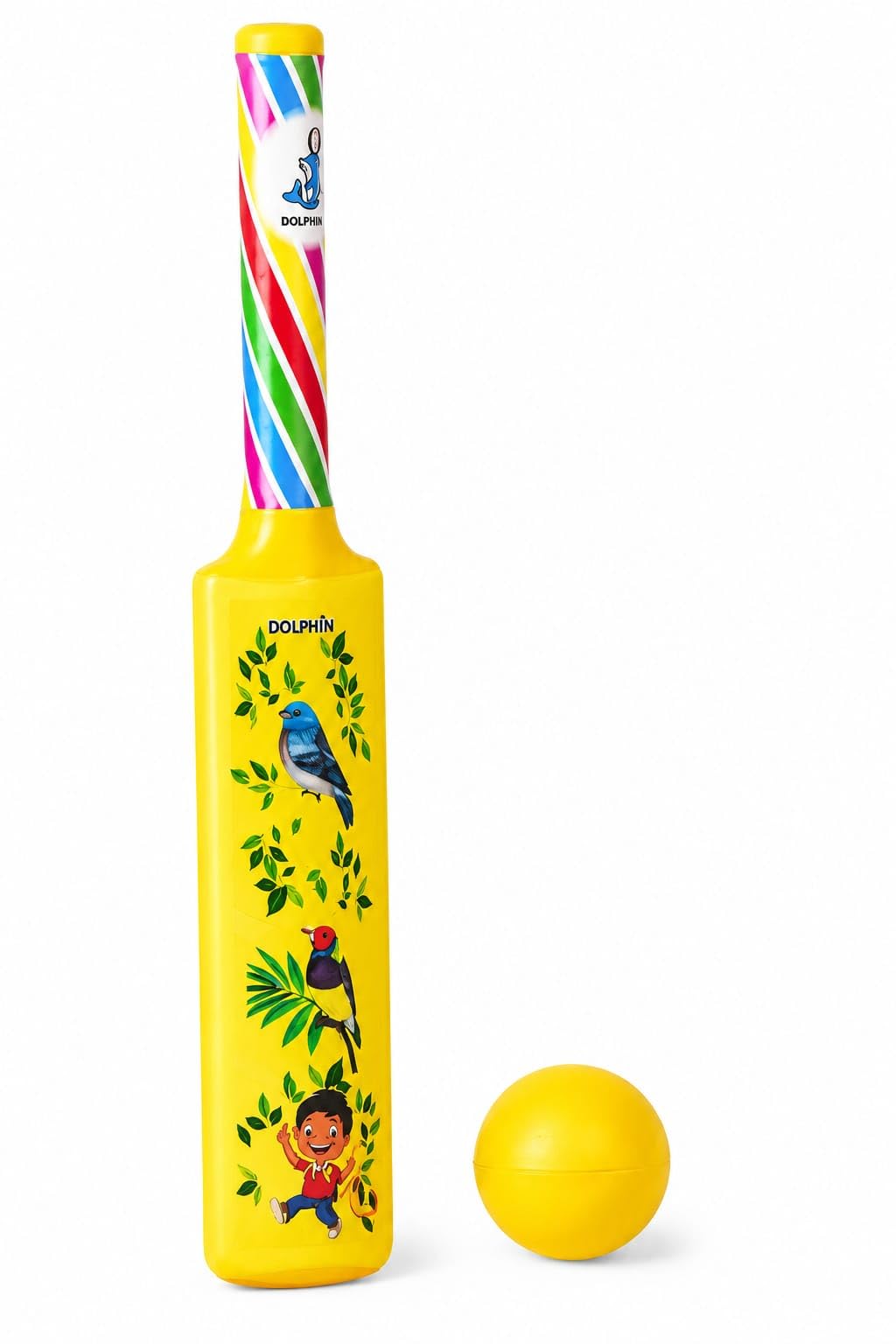 D-Bat No. 02 Lightweight Plastic Cricket Bat and Ball Set (52 cm) – Durable Indoor & Outdoor Cricket Toy with Ergonomic Grip for Kids & Toddlers-image-31