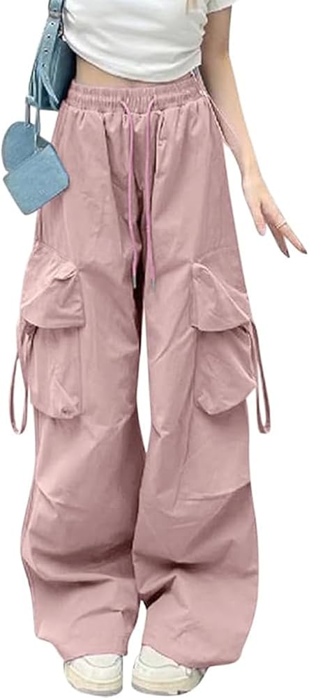 Amazon | カーゴパンツ レディース ロングパンツ ヒップホップ