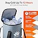 Reezedify Ice Machine for Knee Shoulder Hip After Surgery w/Compression, Cold Therapy Machine for Knee Replacement, Cryotherapy for Post Surgery Recovery, Ice Therapy Pack Wrap for Injuries