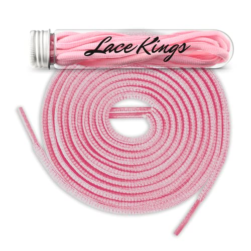 Lace Kings Oval Shoelaces (Light Pink - 40in)