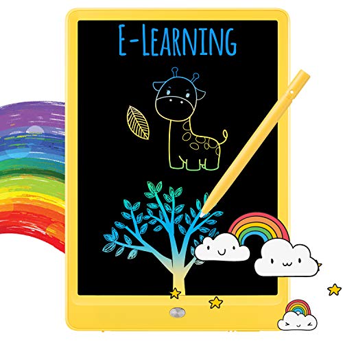 TEKFUN LCD Writing Tablet Doodle Board, 10inch Colorful Drawing Tablet Writing Pad, Girls
