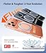 TORRAS Upgrade 360 Magnetic Stand for iPhone 17 PRO Case with Camera Control Button, Fit for MagSafe, Mil-Grade Protection, Slim Soft Edge Translucent Back for iPhone 17Pro 6.3 inch, Clear