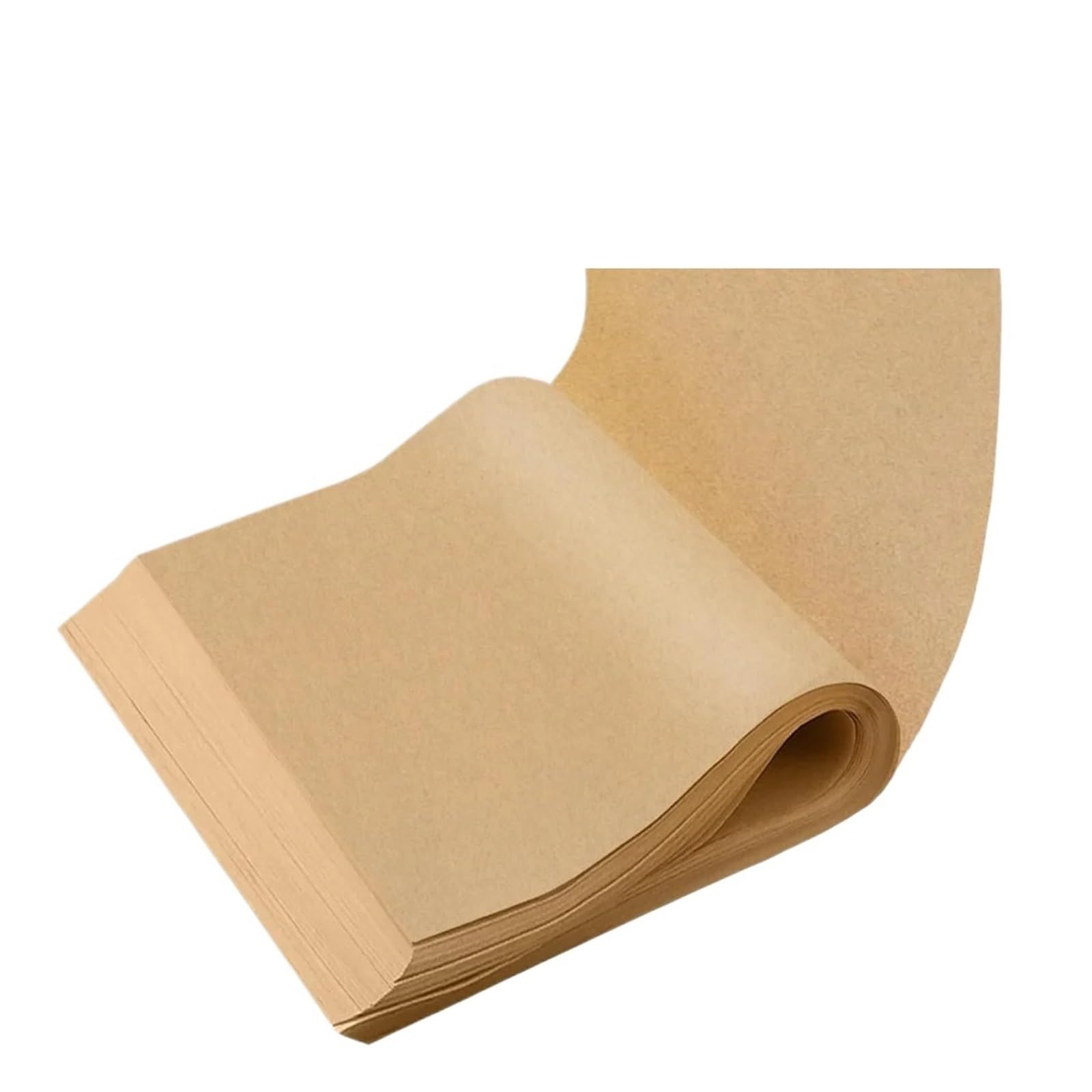 100 hojas de papel pergamino for hornear, aptas for horno, freidora y horneado diario(40x30cm 100pc)