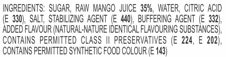 Image of Manama Mango Panna Kairi Panha Syrup (aam) | Mixer for Mocktails, Cocktails, Drinks, Juices, Beverages | Non Alcoholic Mix 750ML Bottle
