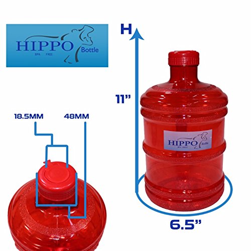 JLC Concept Eco Friendly 1 Gallon BPA FREE Reusable Plastic Drinking Water Bottle Jug Container Drinking Canteen Perfect For Outdoor Sports Gym Fitness