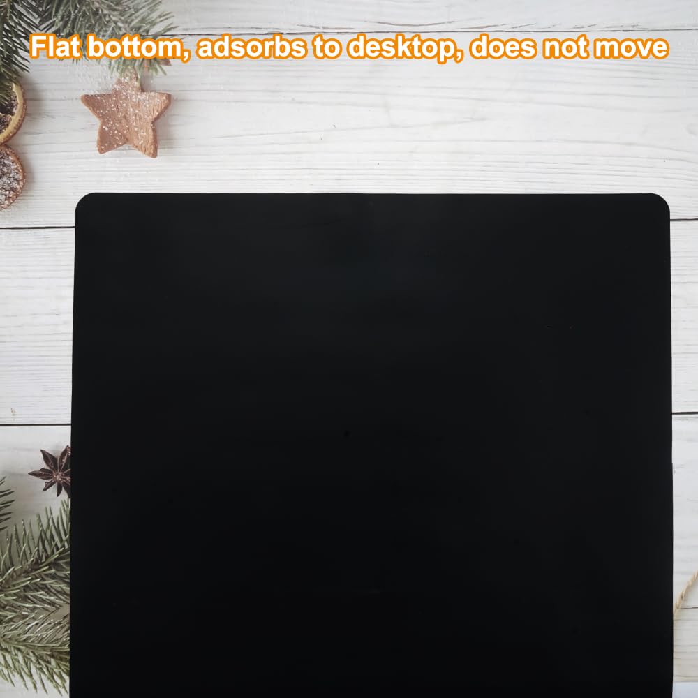 XZMCAT Tappetino in silicone, 3 pezzi, 30 x 40 cm, tappetino antiscivolo, tappetino in silicone, tappetino da tavolo, per resina, artigianato (grigio scuro, bianco, grigio chiaro