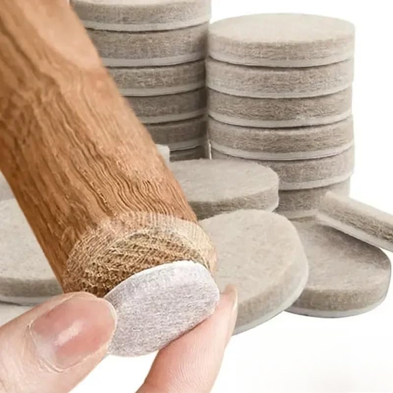 Almohadillas Autoadhesivas de Fieltro for Patas de sofá, sillas de Escritorio, Patas cuadradas y Redondas for Muebles y mesas.(Square BK,(180pcs) 10 Sheets)