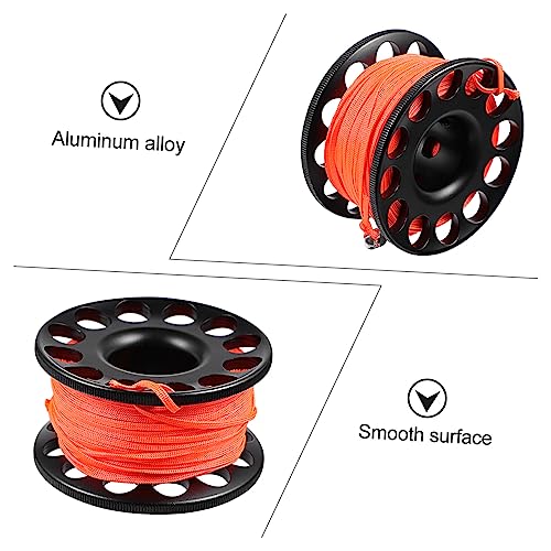 Yardwe Scuba Diving -Winder Spool Buoy Reel Clip Swivel Spool Diving Accessories Underwater Tools