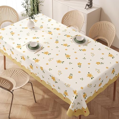 テーブルクロス 防水 ビニール おしゃれ 90*150cm pvc 北欧 撥水 かわいい カット可 滑りにくい 撥水加工 花柄 汚れ防止 家庭用 業務用 シンプル モノトーン カラー7 リビング ダイニング テーブルマット 机カバー 食卓カバー