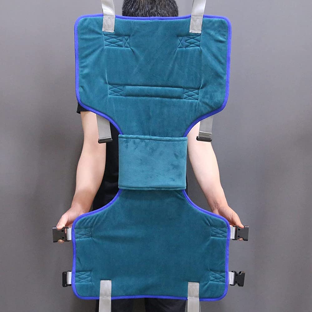 Arnés de Elevación Paciente de Cuerpo Completo, Eslinga de Elevación con Accesorios de Bucle para Posicionamiento Y Elevación de La Cama, Enfermería, Grúa de 4 Pinzas M