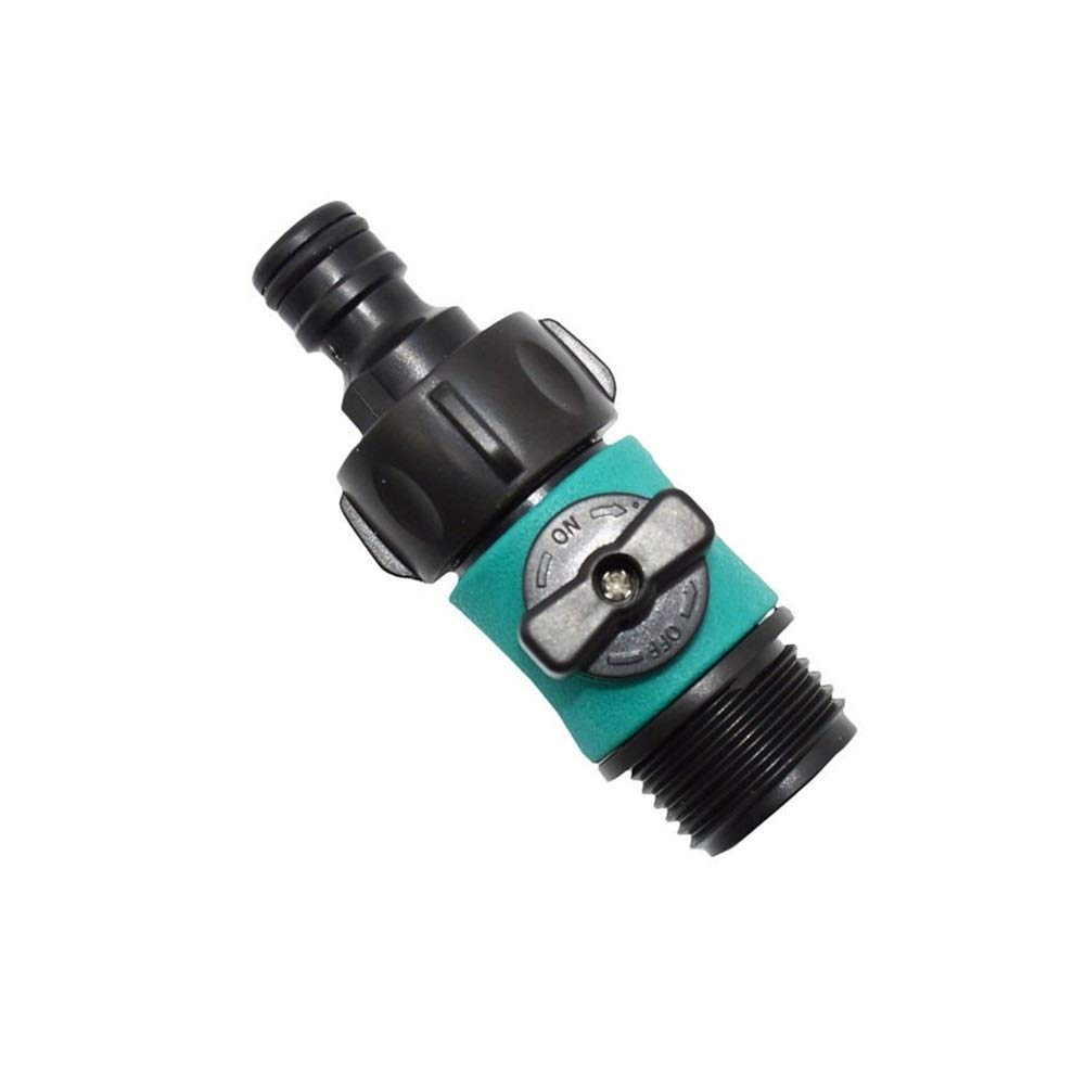 Gardening Irrigation Tools Car Wash Hose Tap 3/4 Male Water Adapter Cranes Quick Connector Irrigation Valve Garden Hose Tap Adapter 3pcs