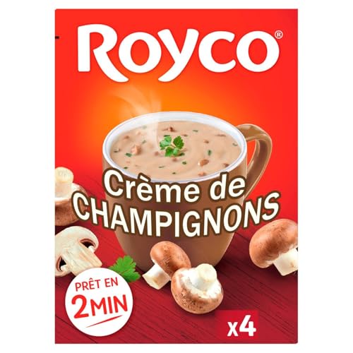 Soupe Crème de Champignons ROYCO contre la faim repas rapide et chaud