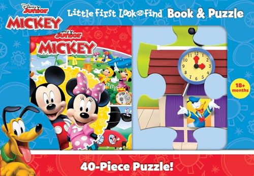 Disney Junior Mickey Mouse - Little First Look and Find Activity Book and Puzzle Set - PI Kids image 2