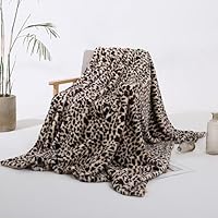 Amazon|毛布 シングル 二枚合わせ レオパード柄 ブランケット 160 Amazon|毛布 シングル 二枚合わせ レオパード柄 ブランケット 160